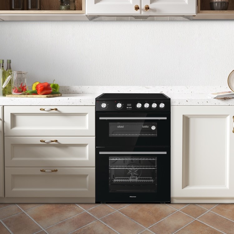 Hisense 60cm Electric Cooker - Black