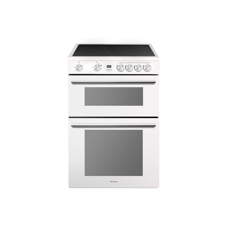 Refurbished Hisense hde3211bwuk 60cm Electric Cooker White