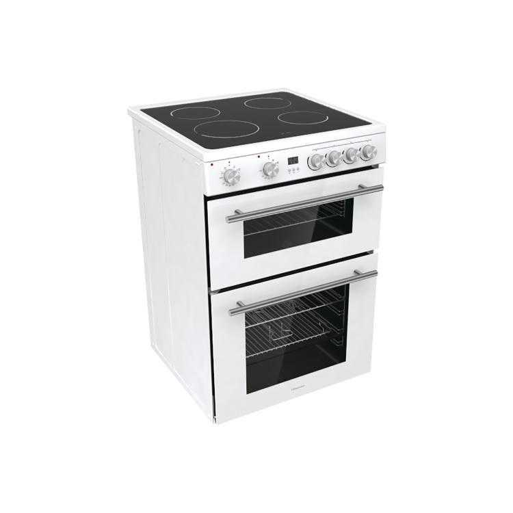 Refurbished Hisense hde3211bwuk 60cm Electric Cooker White