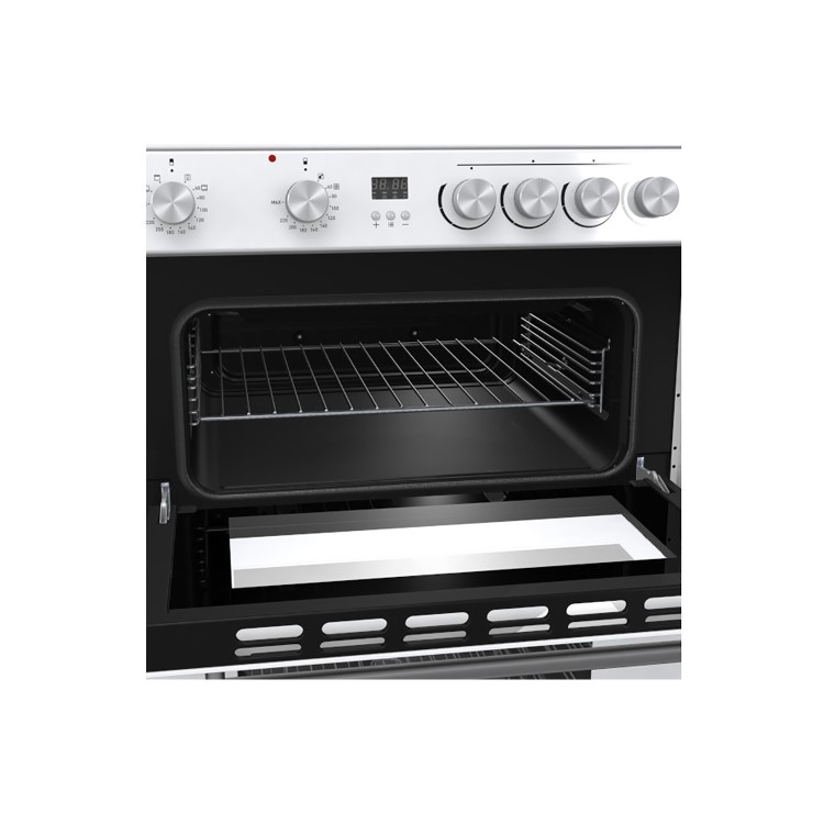 Refurbished Hisense hde3211bwuk 60cm Electric Cooker White