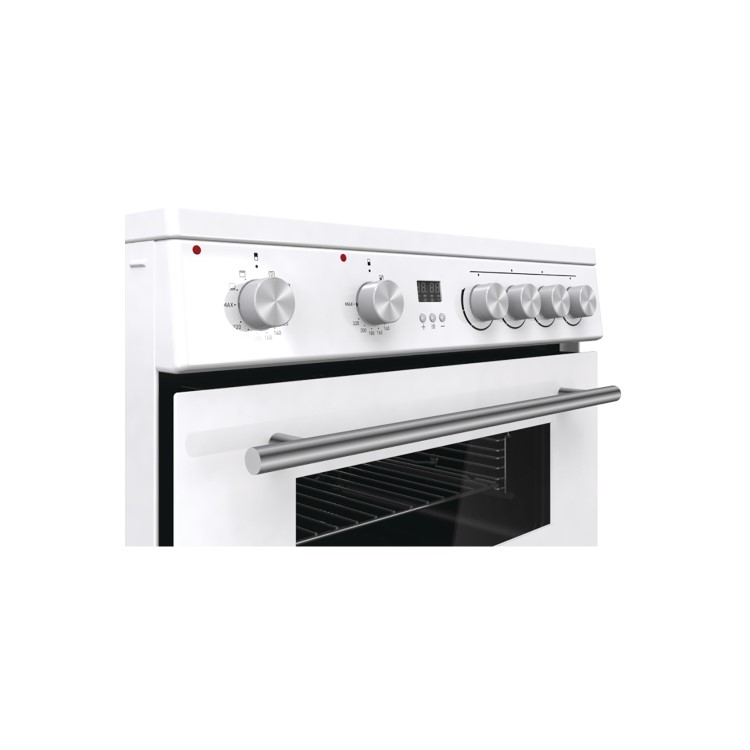 Refurbished Hisense hde3211bwuk 60cm Electric Cooker White