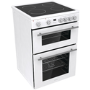 Refurbished Hisense hde3211bwuk 60cm Electric Cooker White