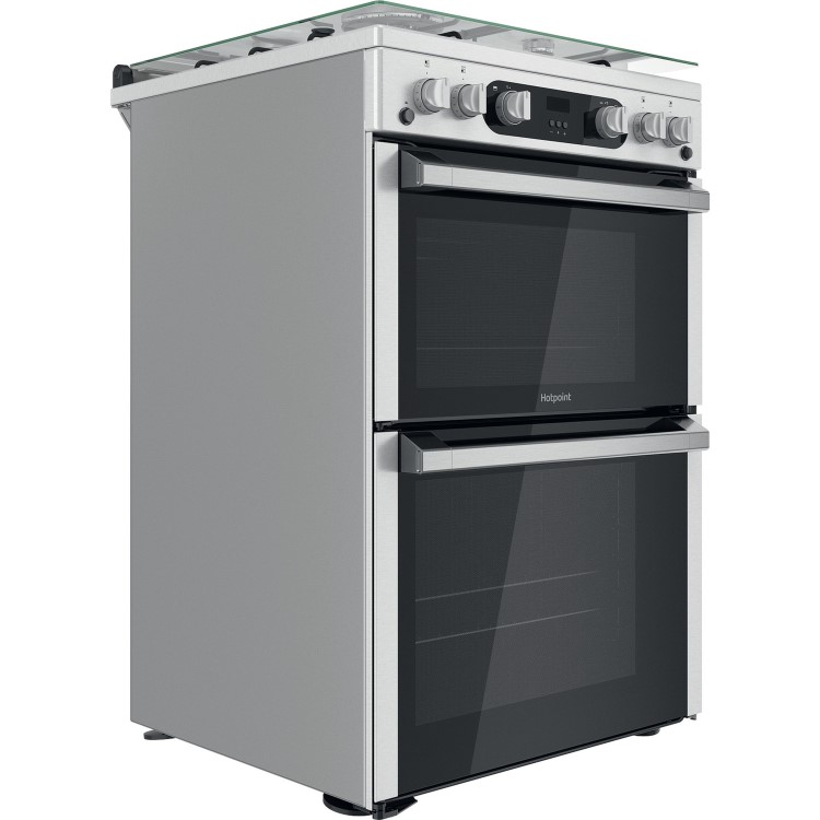 Hotpoint 60cm Gas Cooker - Stainless Steel