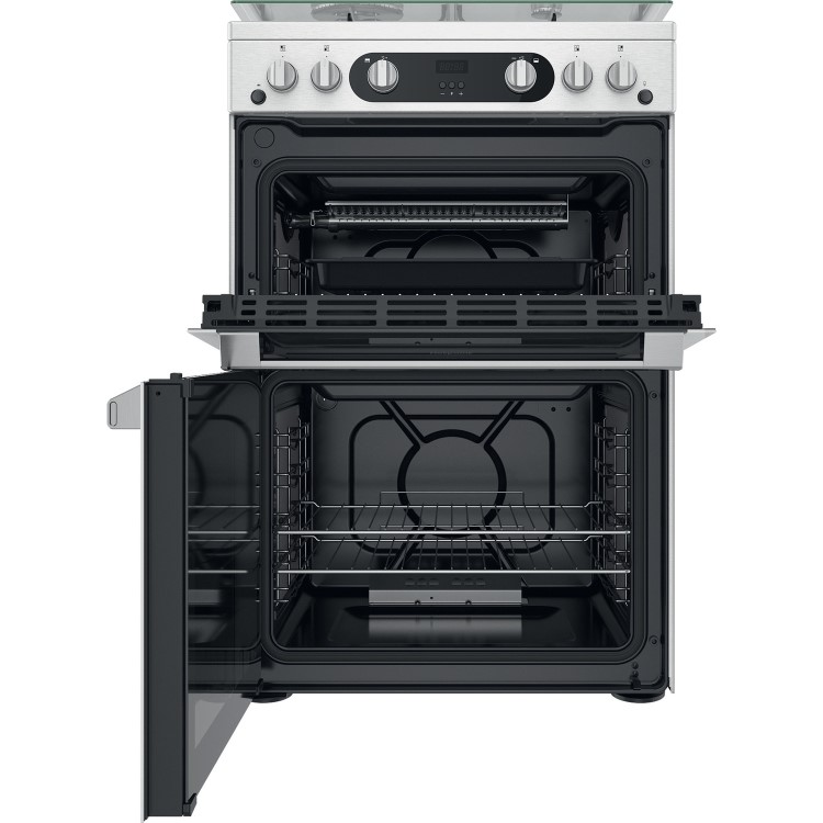 Hotpoint 60cm Gas Cooker - Stainless Steel