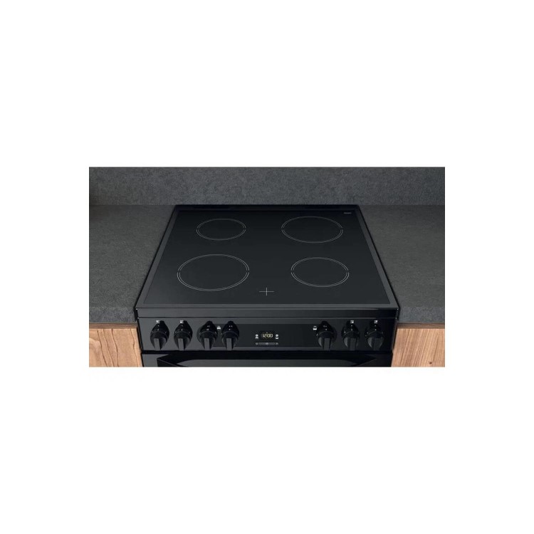 Hotpoint 60cm Electric Cooker - Black