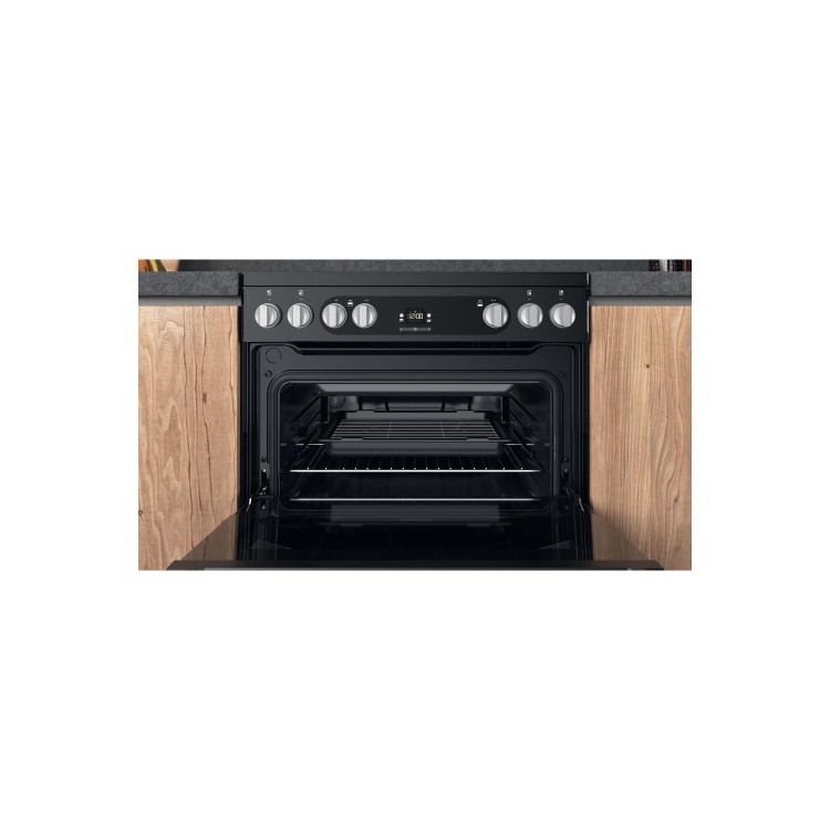 Hotpoint 60cm Electric Cooker - Black