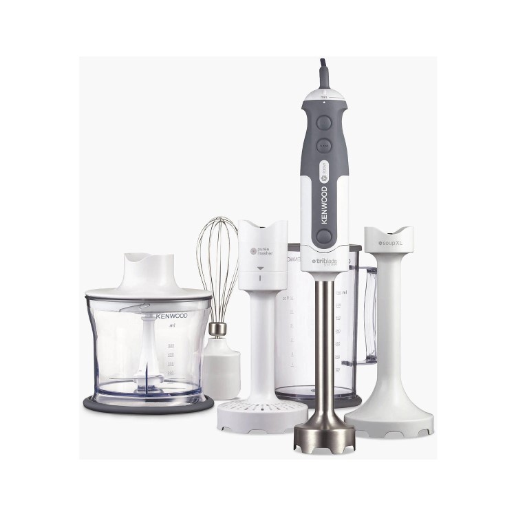 Kenwood HDP406WH Triblade 800W Hand Blender Set