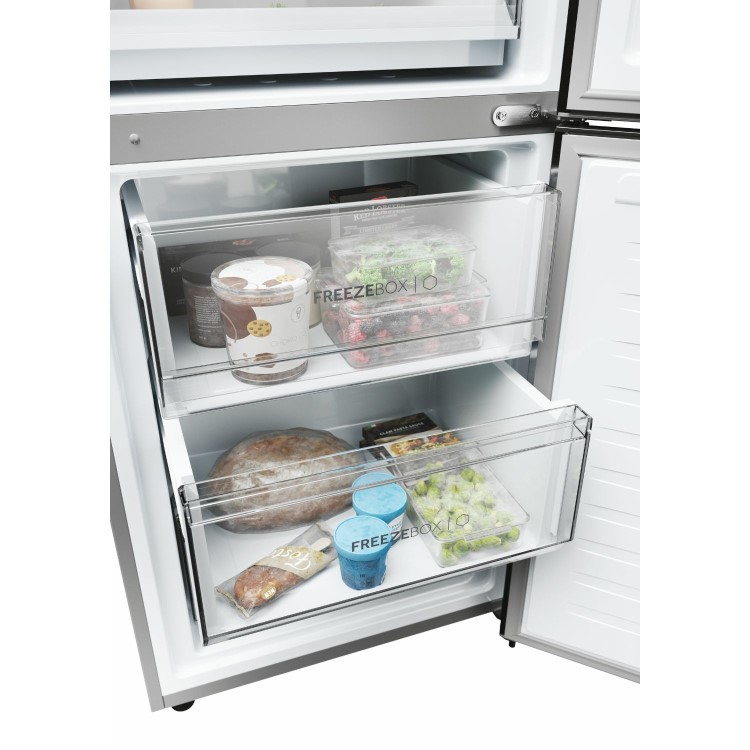 Haier Series 3 352 Litre 60/40 Freestanding Fridge Freezer - Platinum