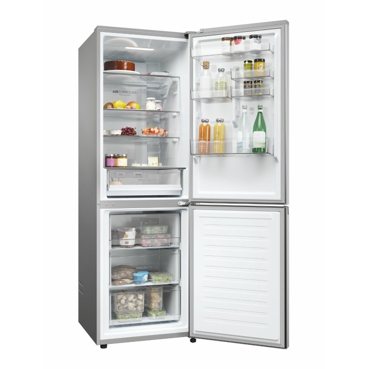 Haier Series 3 352 Litre 60/40 Freestanding Fridge Freezer - Platinum