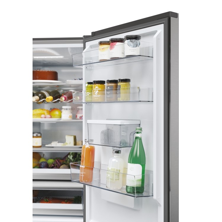 Haier 2D 60 Series 5 Pro 349 Litre 60/40 Freestanding Fridge Freezer - Silver