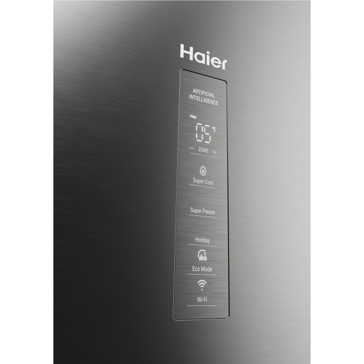 Haier 2D 60 Series 5 Pro 349 Litre 60/40 Freestanding Fridge Freezer - Silver