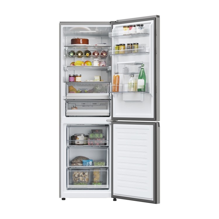 Haier 2D 60 Series 5 Pro 349 Litre 60/40 Freestanding Fridge Freezer - Silver