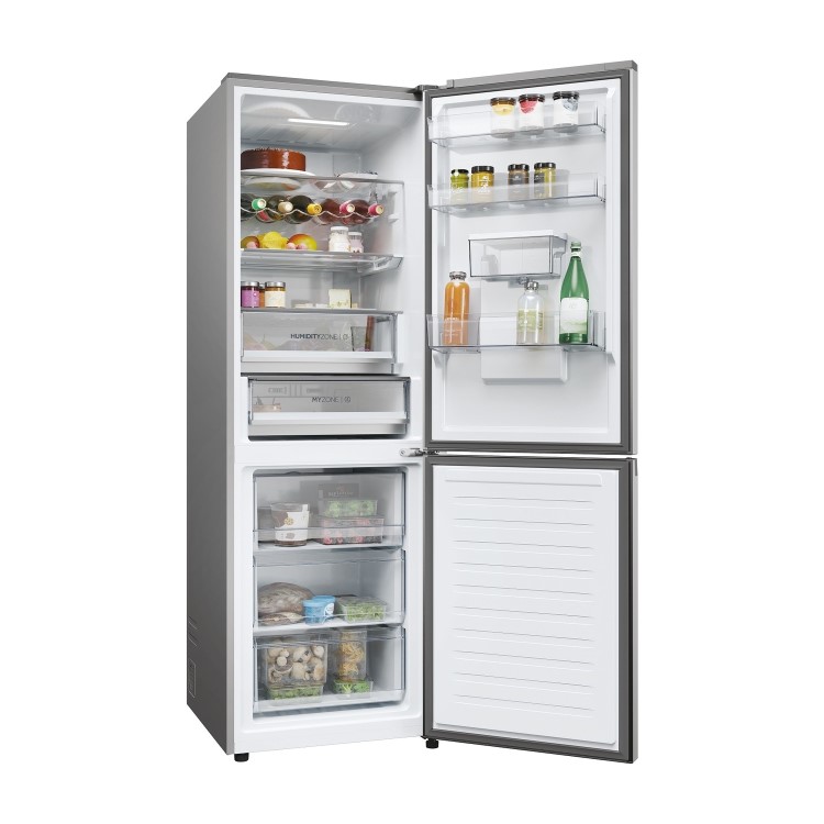 Haier 2D 60 Series 5 Pro 349 Litre 60/40 Freestanding Fridge Freezer - Silver