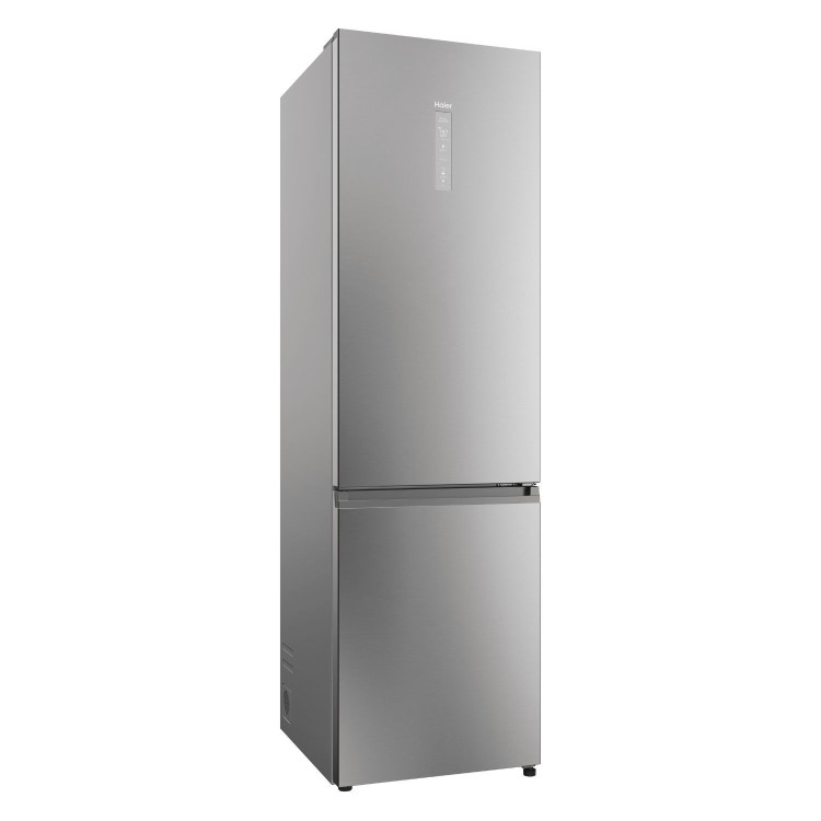 Refurbished Haier Series 5 HDPW5620DNPK Freestanding 406 Litre 70/30 Frost Free Fridge Freezer Silver