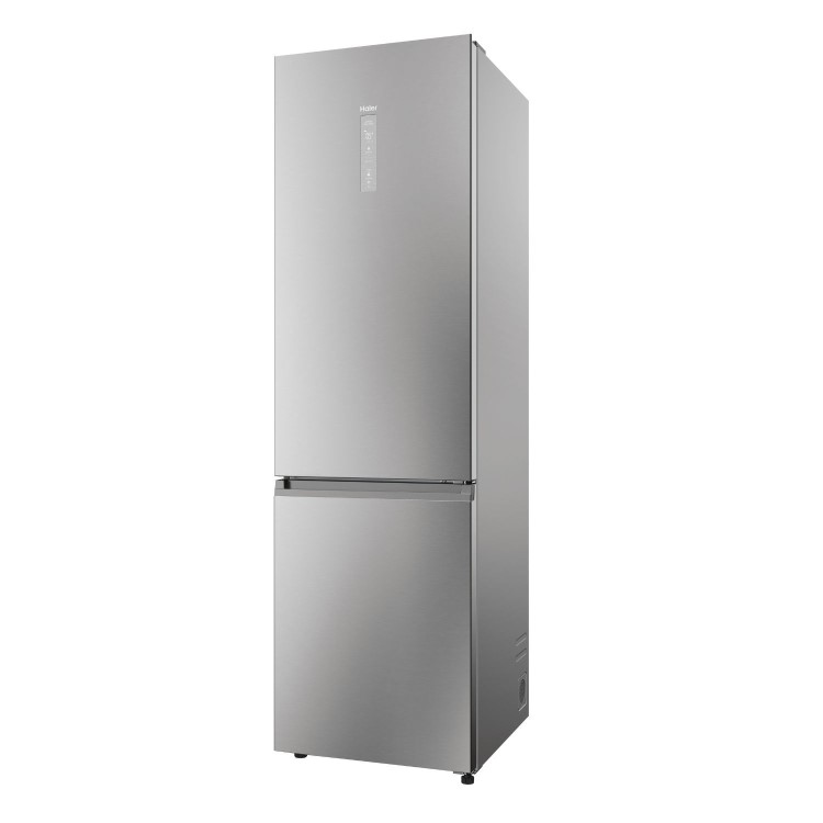 Refurbished Haier Series 5 HDPW5620DNPK Freestanding 406 Litre 70/30 Frost Free Fridge Freezer Silver