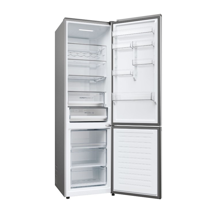 Refurbished Haier Series 5 HDPW5620DNPK Freestanding 406 Litre 70/30 Frost Free Fridge Freezer Silver