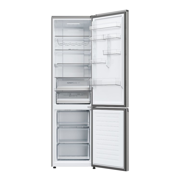 Refurbished Haier Series 5 HDPW5620DNPK Freestanding 406 Litre 70/30 Frost Free Fridge Freezer Silver