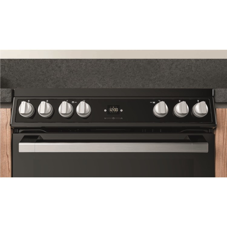 Hotpoint 60cm Electric Cooker - Black