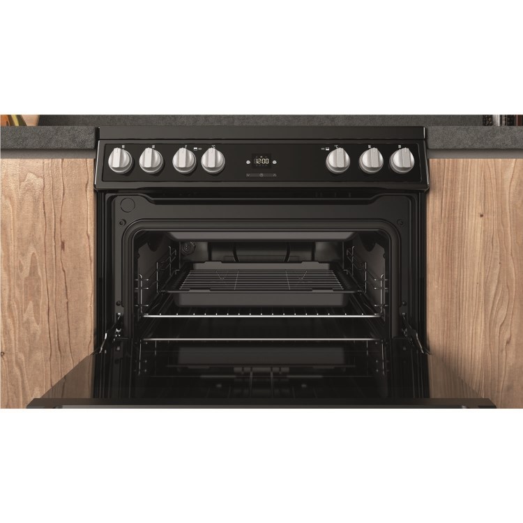 Hotpoint 60cm Electric Cooker - Black