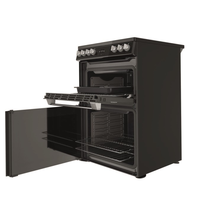 Hotpoint 60cm Electric Cooker - Black