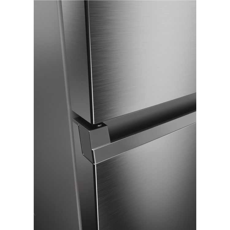 Refurbished Haier 2D 60 Series 1 HDW1620DNPK Freestanding 377 Litre 70/30 Frost Free Fridge Freezer Silver