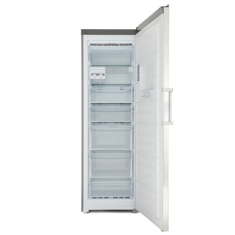 Haier HF-255FAA 60cm Wide Frost Free Freestanding Upright Freezer - Silver