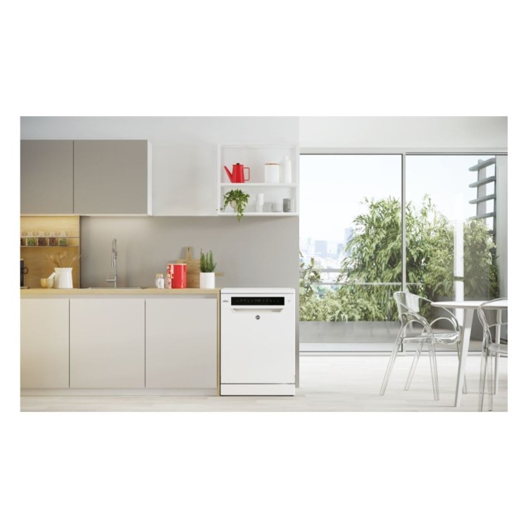 Hoover H-DISH 500 Freestanding Dishwasher - Smart Wi-Fi, C-Rated, White