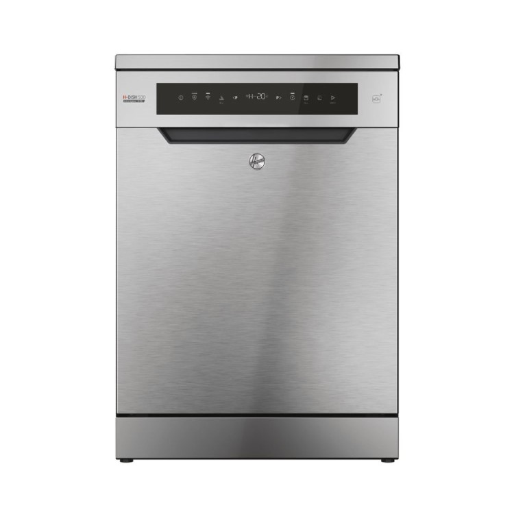 Hoover H-DISH 500 Freestanding Dishwasher - Smart Wi-Fi, C-Rated, Stainless Steel