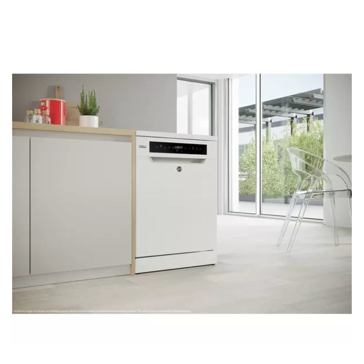 Hoover H-DISH 500 15 Place Settings Freestanding Dishwasher - White