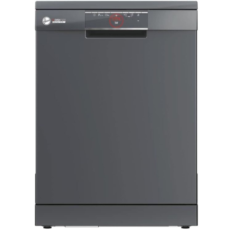 Hoover H-DISH 500 16 Place Settings Freestanding Dishwasher - Graphite