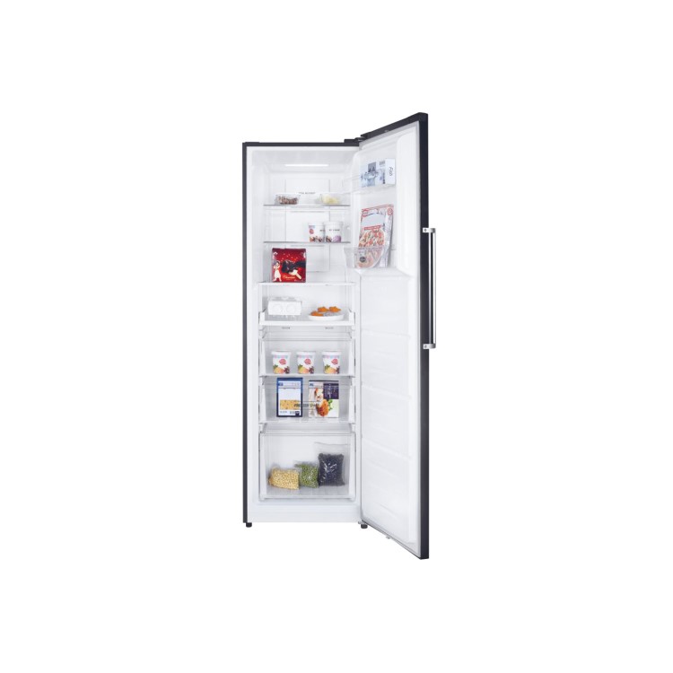 Refurbished Hoover HFF1852DX Freestanding 274 Litre Upright Frost Free Freezer Stainless Steel