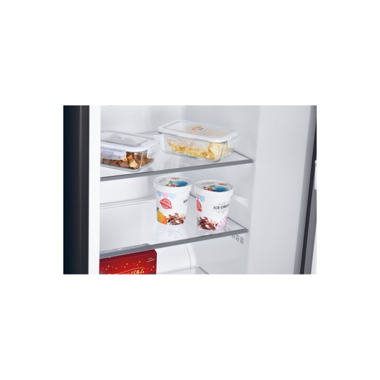 Refurbished Hoover HFF1852DX Freestanding 274 Litre Upright Frost Free Freezer Stainless Steel