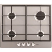 AEG HG654320NM 60cm Four Burner Gas Hob - Stainless Steel