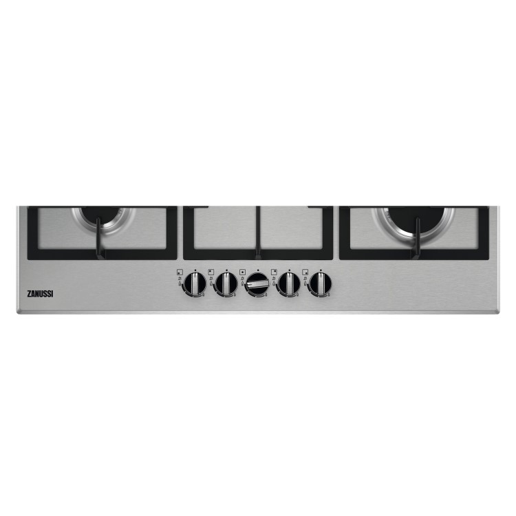 Zanussi Series 40 86cm 5 Burner Gas Hob - Stainless Steel