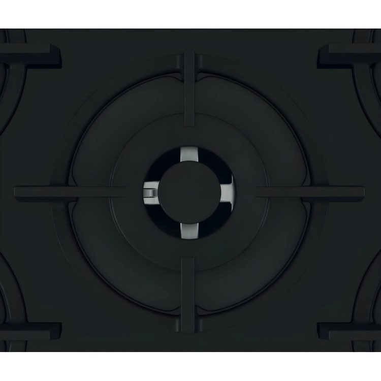 Hotpoint 73cm 5 Burner Gas Hob - Black Glass