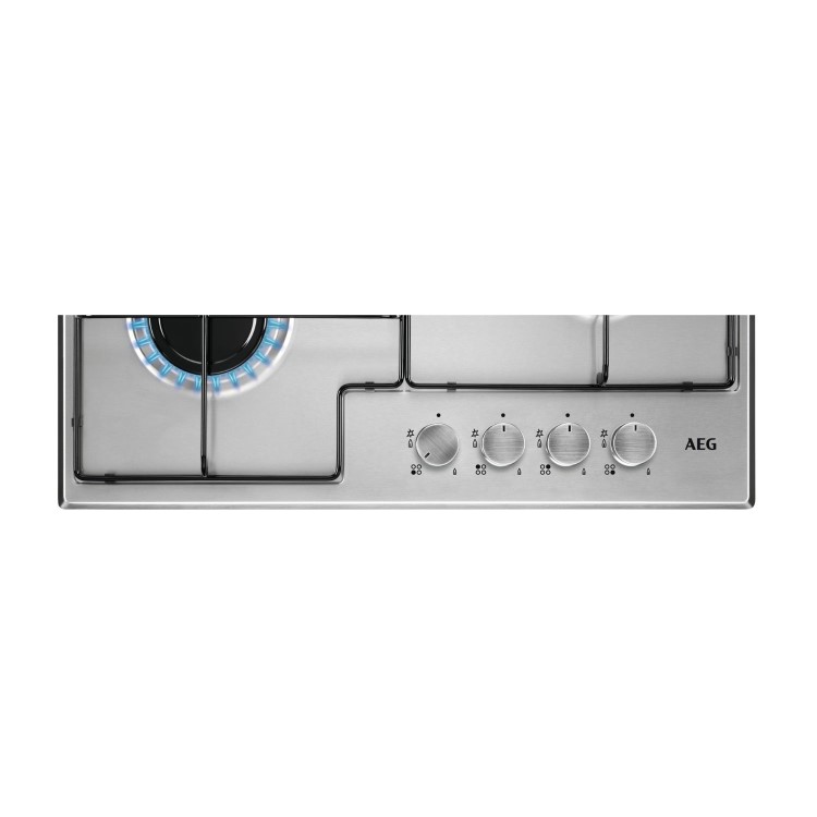 AEG 60cm 4 Burner Gas Hob - Stainless Steel