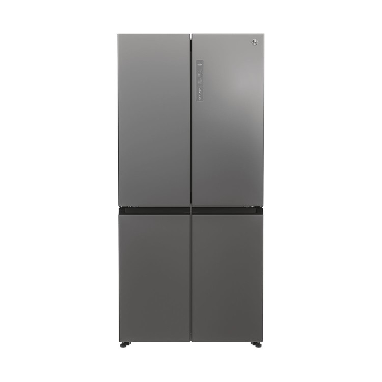 Hoover 467 Litre Four Door Freestanding Fridge Freezer - Silver