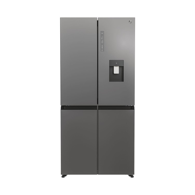 Hoover 463 Litre Four Door Freestanding Fridge Freezer - Silver