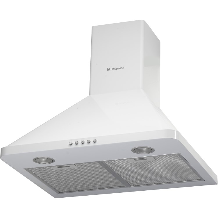 Hotpoint HHP65CMWH Classic 60cm Chimney Cooker Hood White