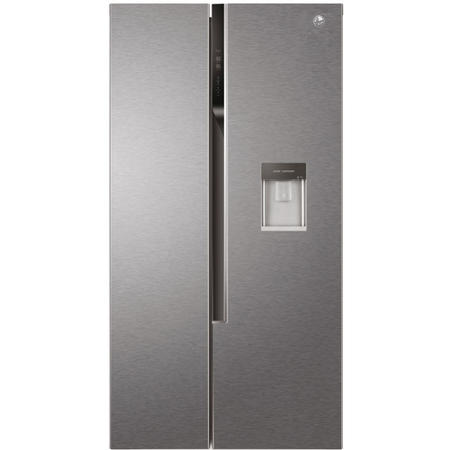 Hoover 521 Litre Side-By-Side American Fridge Freezer - Silver