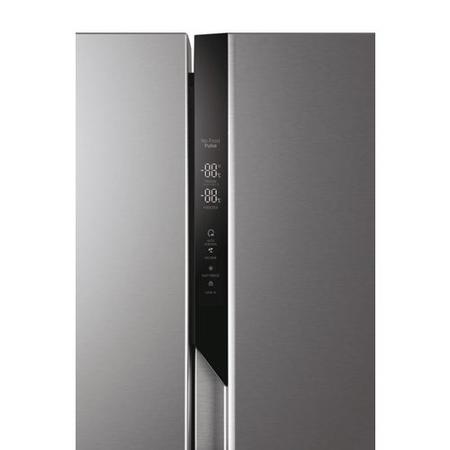 Hoover 521 Litre Side-By-Side American Fridge Freezer - Silver