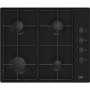 Refurbished Beko HIBG64120SB 60cm 4 Burner Gas Hob Black