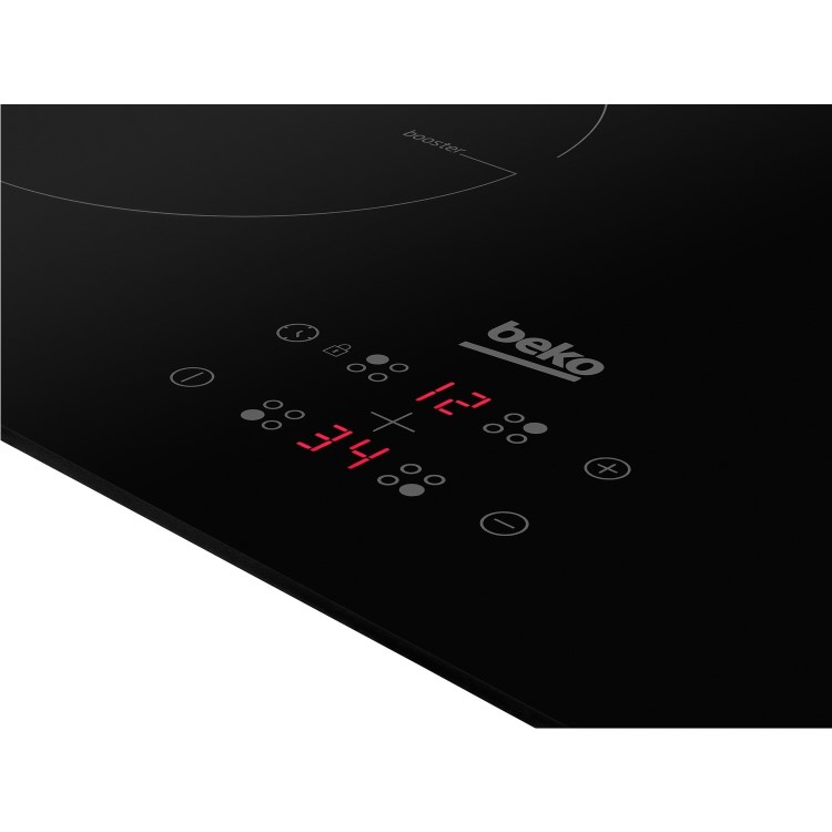 Refurbished Beko HII64400MT 60cm 4 Zone Induction Hob Black