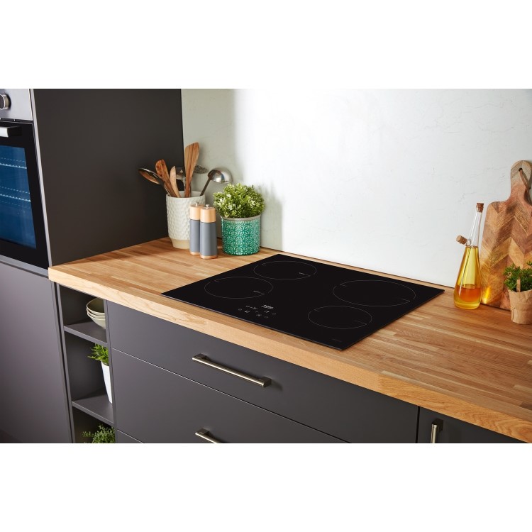 Refurbished Beko HII64400MT 60cm 4 Zone Induction Hob Black