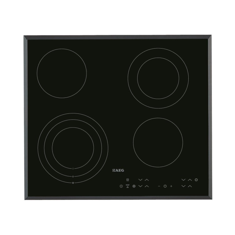 AEG HK634030FB 60cm Touch Control Ceramic Hob - Black