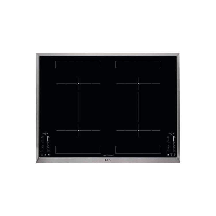 AEG HK764403XB 70cm Wide 4 Zone Induction Hob With Stainless Steel Frame