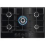 AEG 74cm Gas on Glass 5 Burner Gas Hob - Black