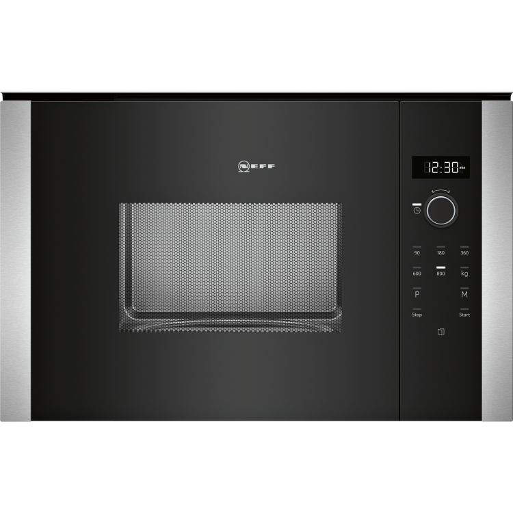 Refurbished Neff N50 HLAWD23N0B Built In 20L 800W Microwave