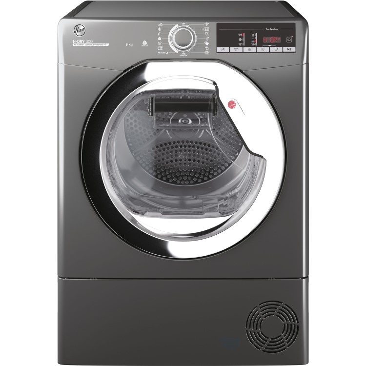 Hoover H-Dry 300 9kg Condenser Tumble Dryer - Graphite