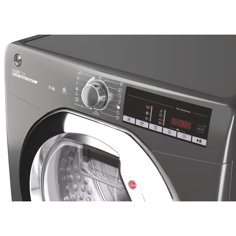 Hoover H-Dry 300 9kg Condenser Tumble Dryer - Graphite